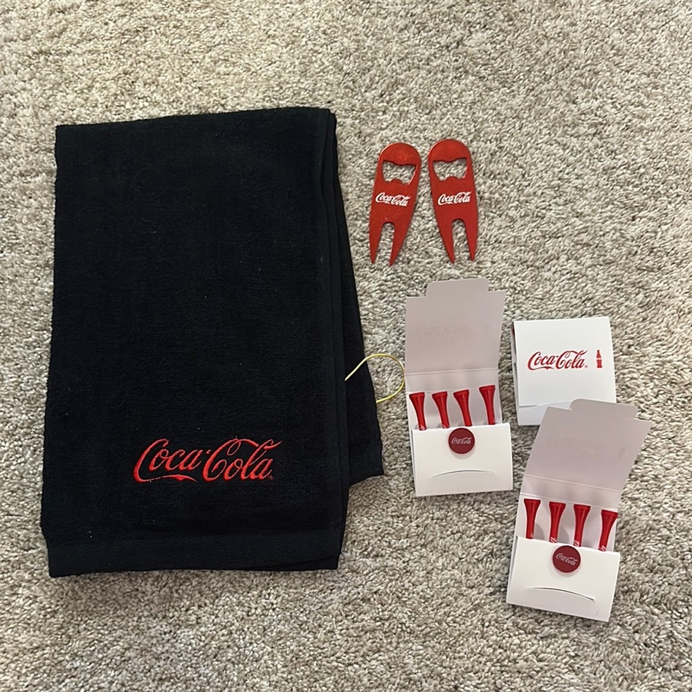 Coca Cola golf accessories